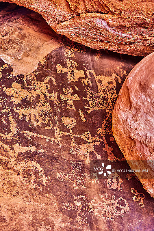 美国内华达州火焰谷州立公园图片素材