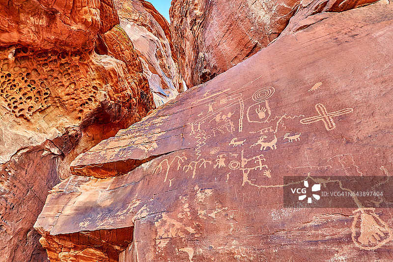 美国内华达州火焰谷州立公园图片素材