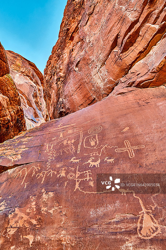 美国内华达州火焰谷州立公园图片素材