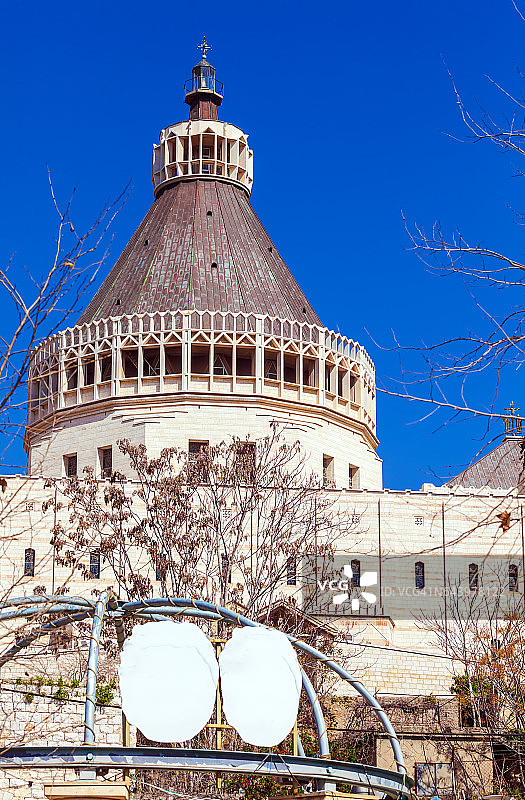 拿撒勒报喜大教堂图片素材