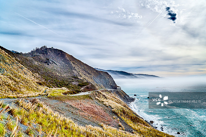 加利福尼亚州太平洋海岸线图片素材