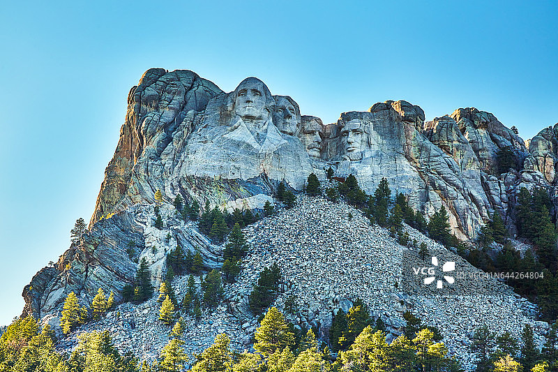 拉什莫尔山国家纪念公园，美国南达科他州图片素材
