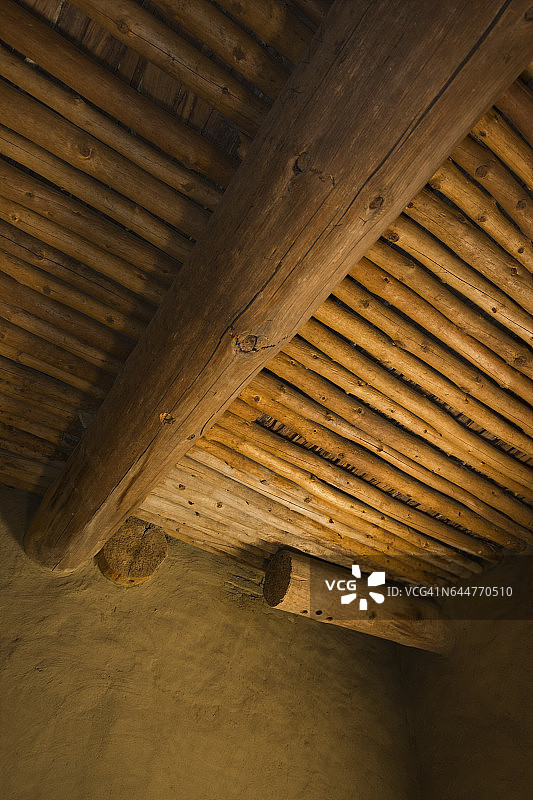 博尼托普韦布洛：古代普韦布洛大型房屋遗址图片素材