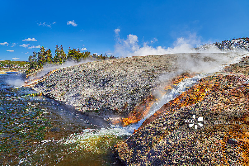 黄石国家公园，怀俄明州，蒙大拿州，美国图片素材
