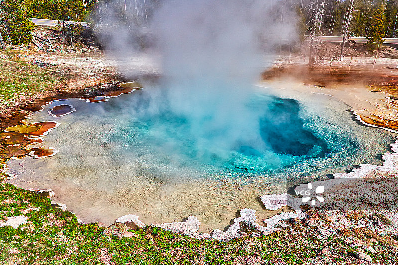 黄石国家公园，怀俄明州，蒙大拿州，美国图片素材