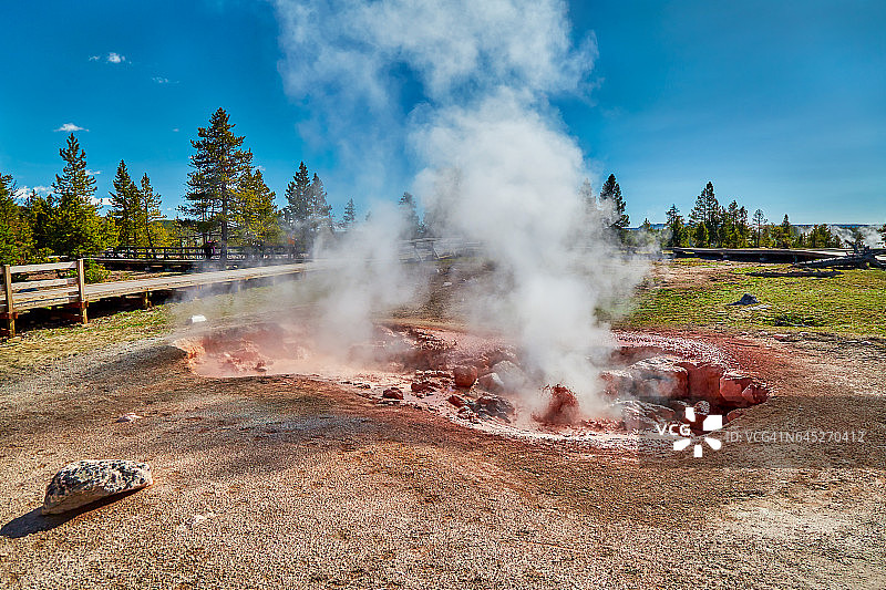 黄石国家公园，怀俄明州，蒙大拿州，美国图片素材