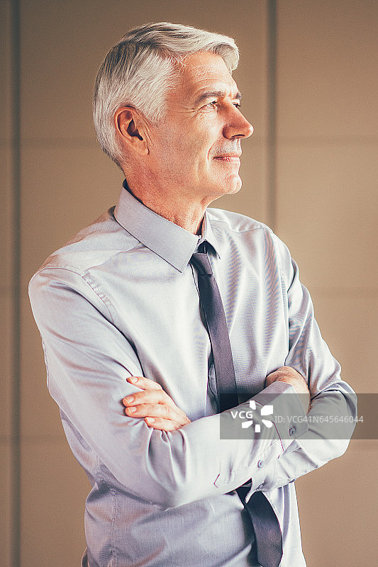 年长的内容业务领导者特写肖像图片素材