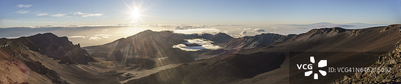 哈雷阿卡拉国家公园日出图片素材