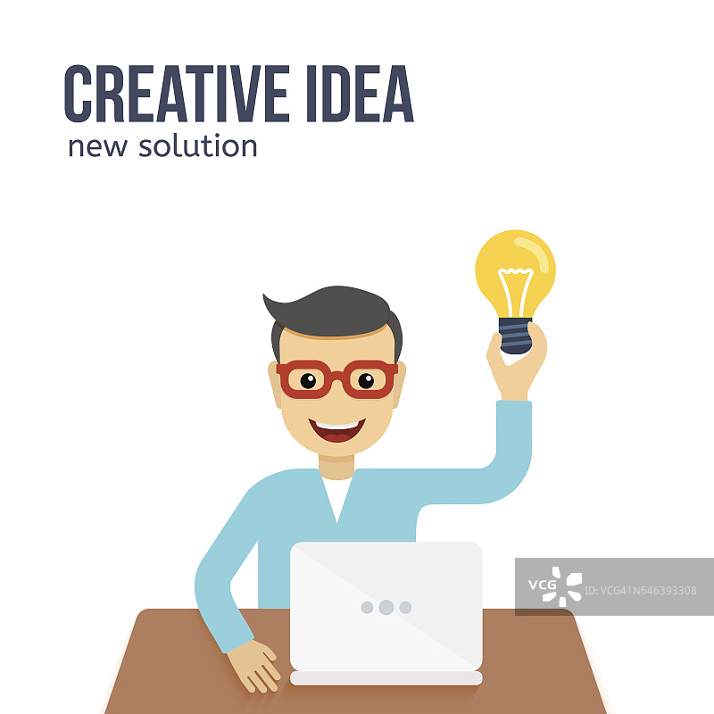 创意概念扁平风格矢量插画图片素材