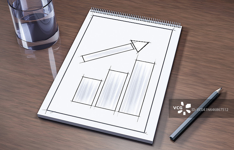 会议桌上的图表图片素材