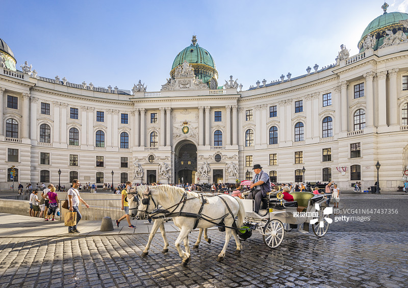 维也纳霍夫堡米歇尔广场图片素材