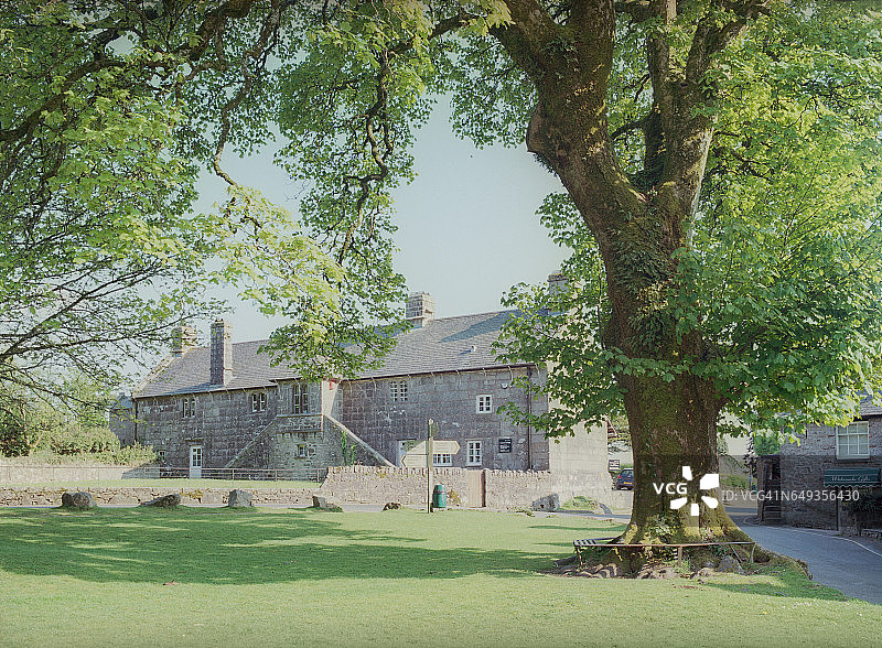 达特穆尔德文郡威德科姆的绿地图片素材