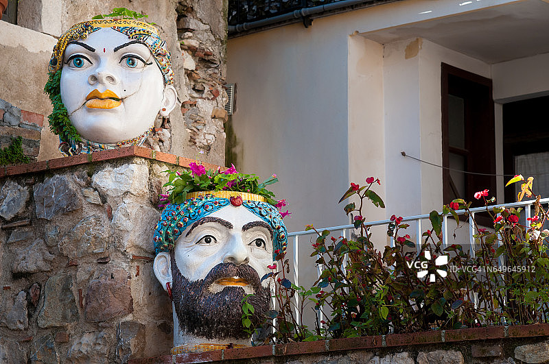 陶尔米纳角落图片素材