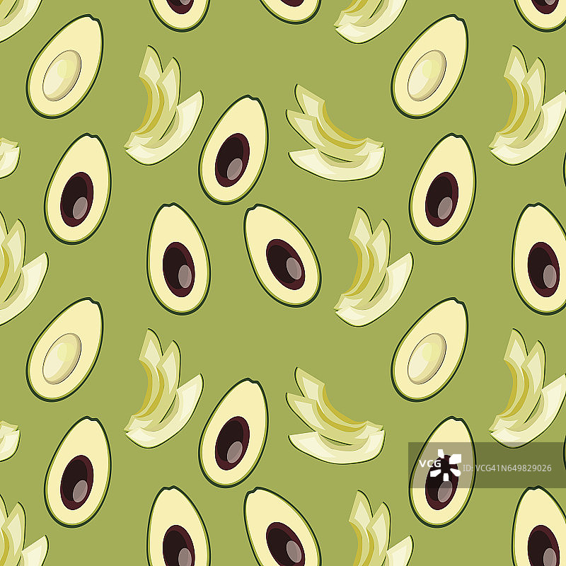牛油果图案图片素材