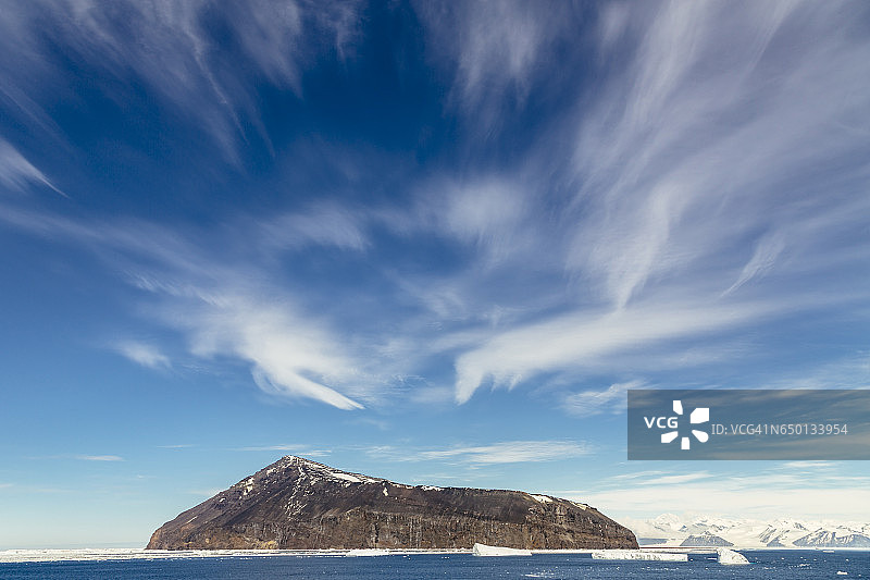 南极洲东部维多利亚地的阿代尔角图片素材