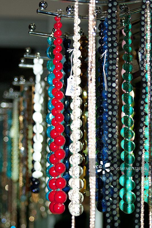彩色珠子和项链-6图片素材