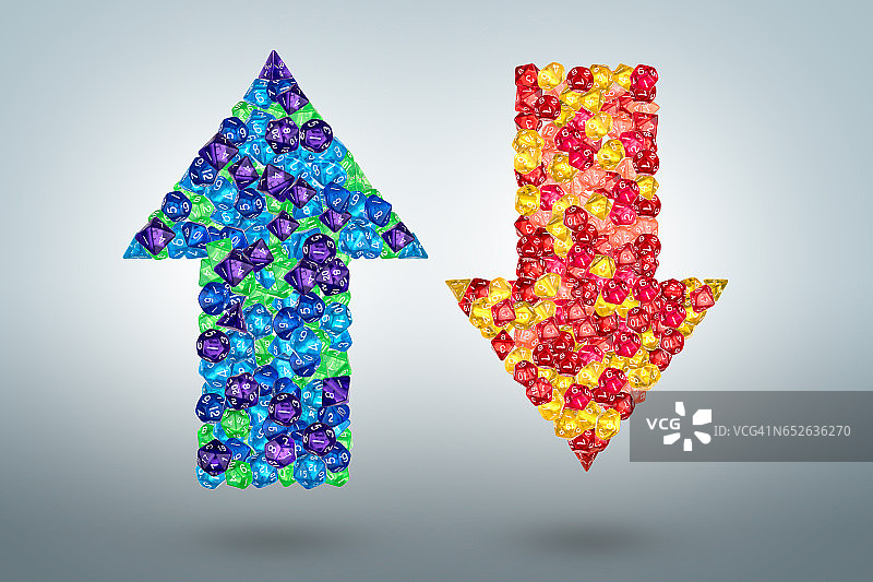 向上和向下箭头图片素材