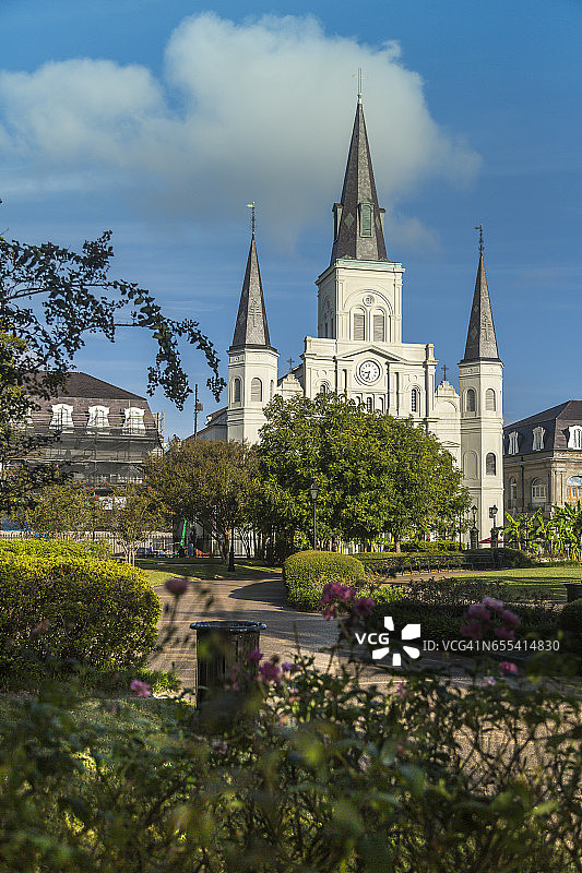 新奥尔良的圣路易斯大教堂图片素材