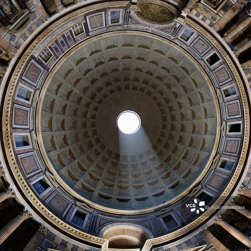 罗马万神殿天花板图片素材