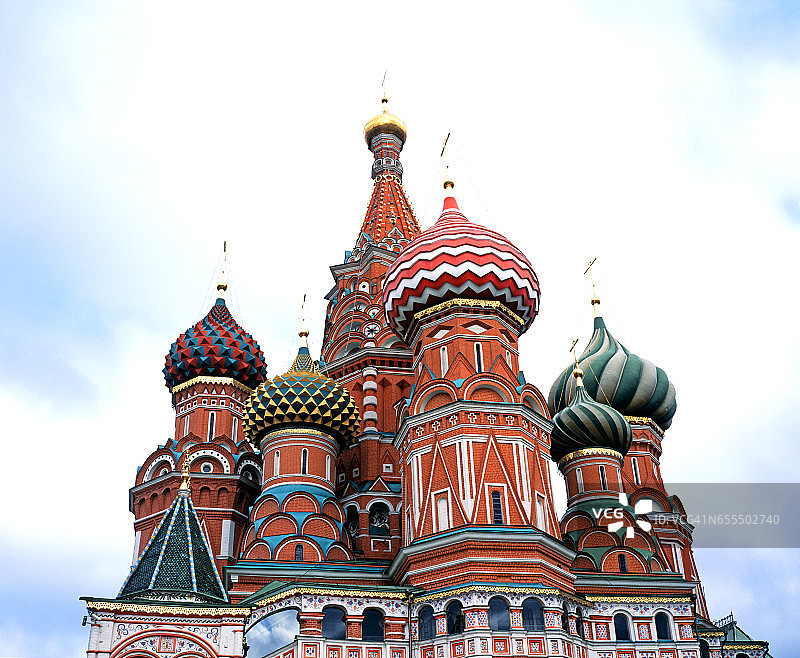 莫斯科圣瓦西里大教堂图片素材