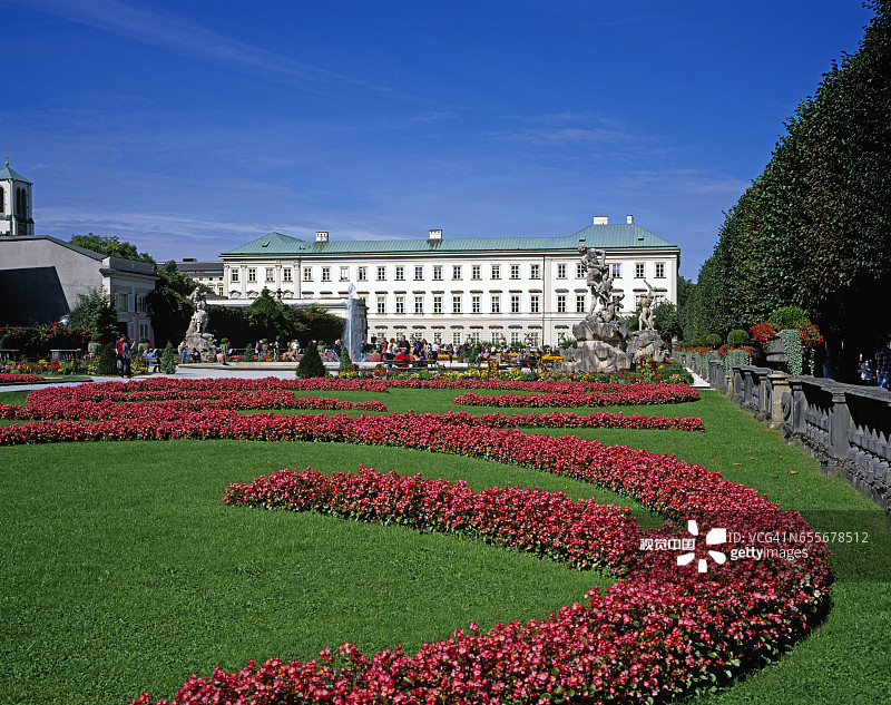 米拉贝尔花园和宫殿图片素材