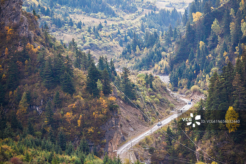 中国甘肃扎尕那村图片素材