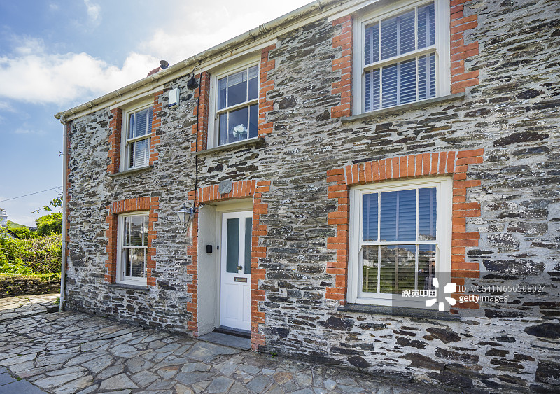 康沃尔郡艾萨克港马丁医生之家图片素材