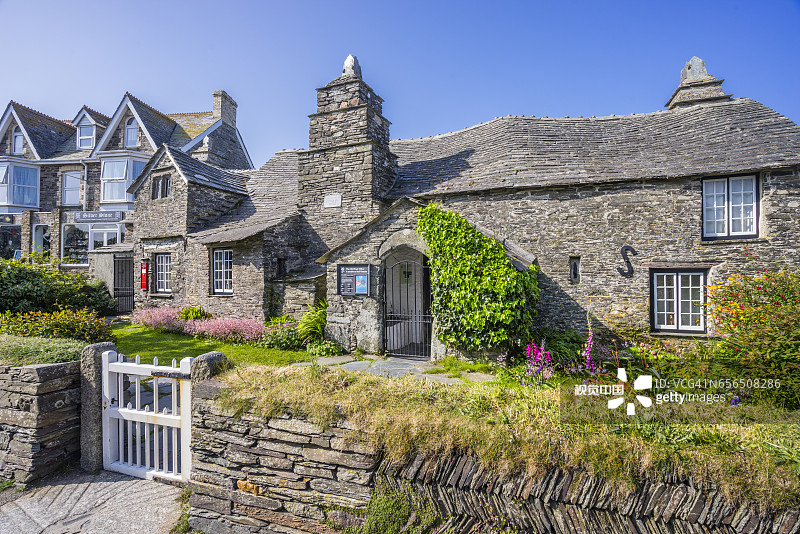 康沃尔丁塔哲老邮局图片素材