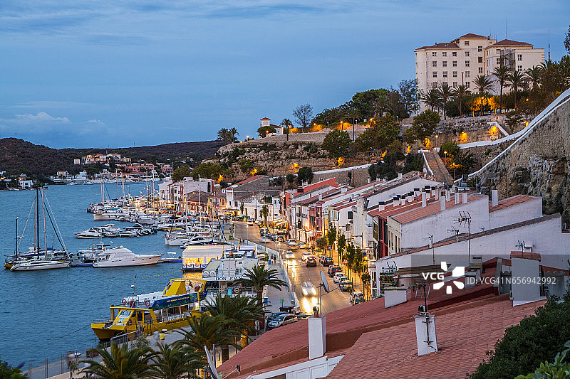 梅诺卡岛的马奥港图片素材