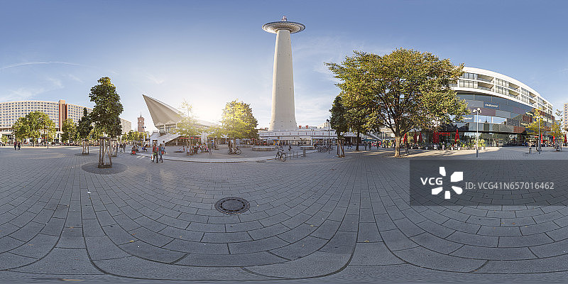 柏林亚历山大广场360°景观图片素材