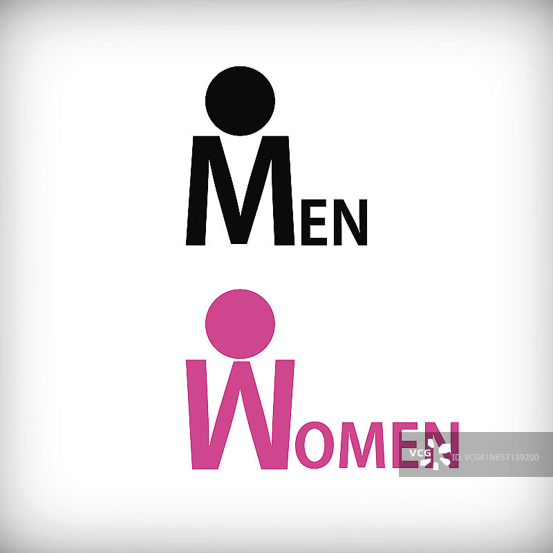 卫生间图标矢量图图片素材