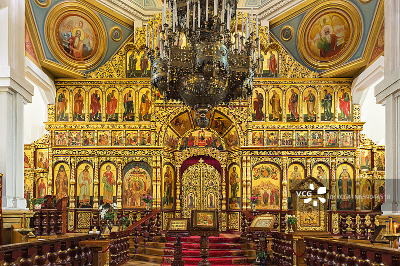 阿拉木图Zenkov大教堂图片素材