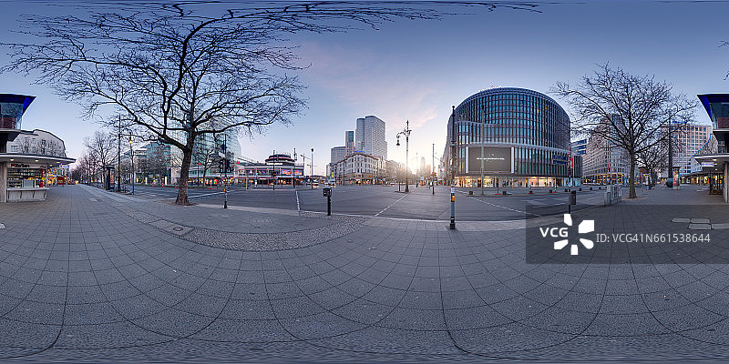 选帝侯大街360度全景图片素材