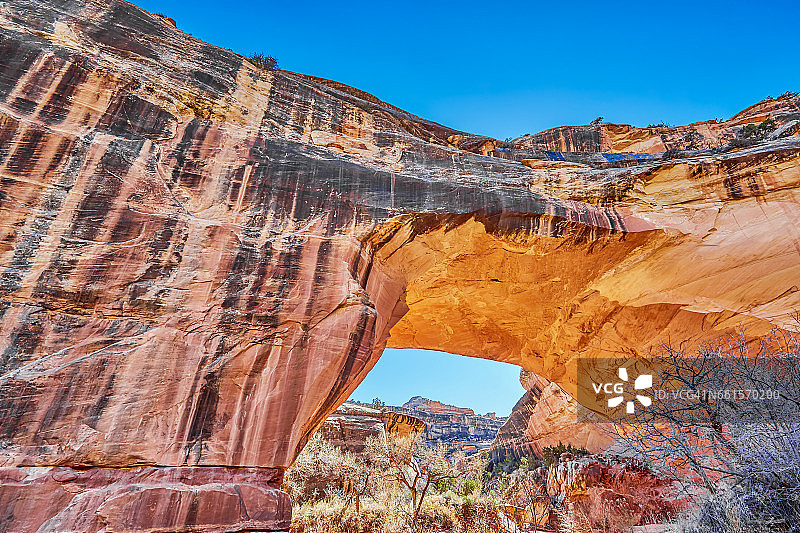 美国犹他州天然桥国家纪念碑图片素材