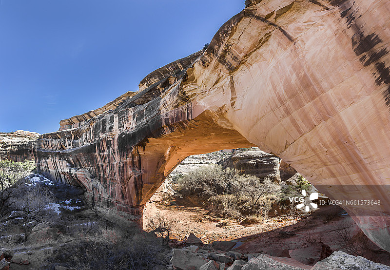 美国犹他州天然桥国家纪念碑图片素材