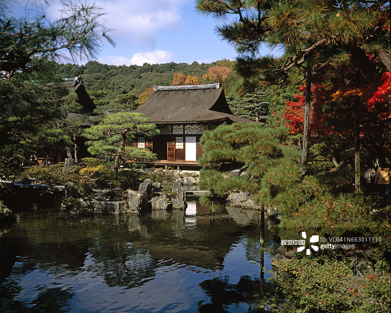 银阁寺图片素材