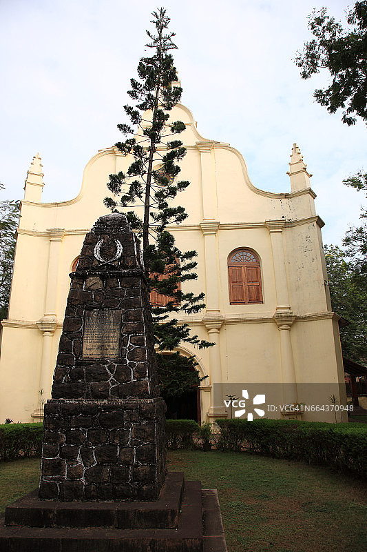 印度喀拉拉邦科钦堡圣方济各教堂图片素材
