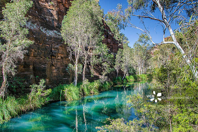 西澳大利亚卡里吉尼国家公园的峡谷图片素材