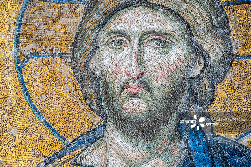 基督马赛克图片素材