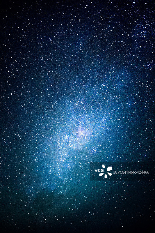 夜空中的银河图片素材