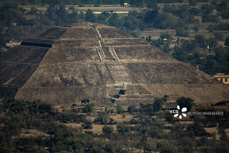 特奥蒂瓦坎太阳金字塔图片素材