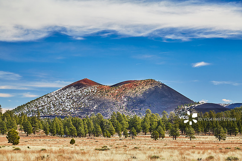 美国亚利桑那州日落火山口国家纪念碑图片素材
