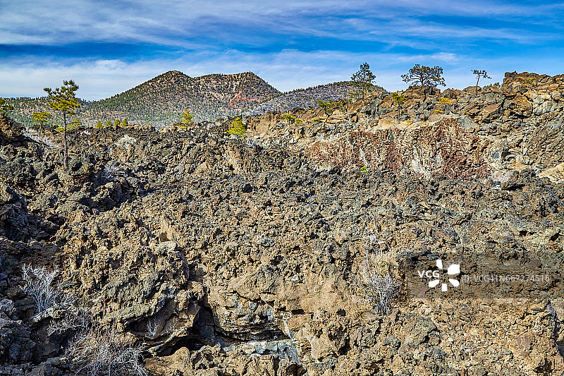 美国亚利桑那州日落火山口国家纪念碑图片素材