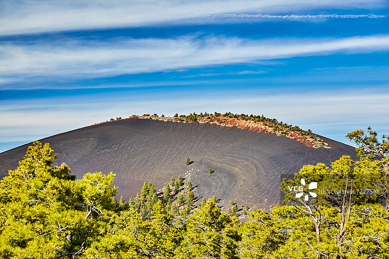 美国亚利桑那州日落火山口国家纪念碑图片素材