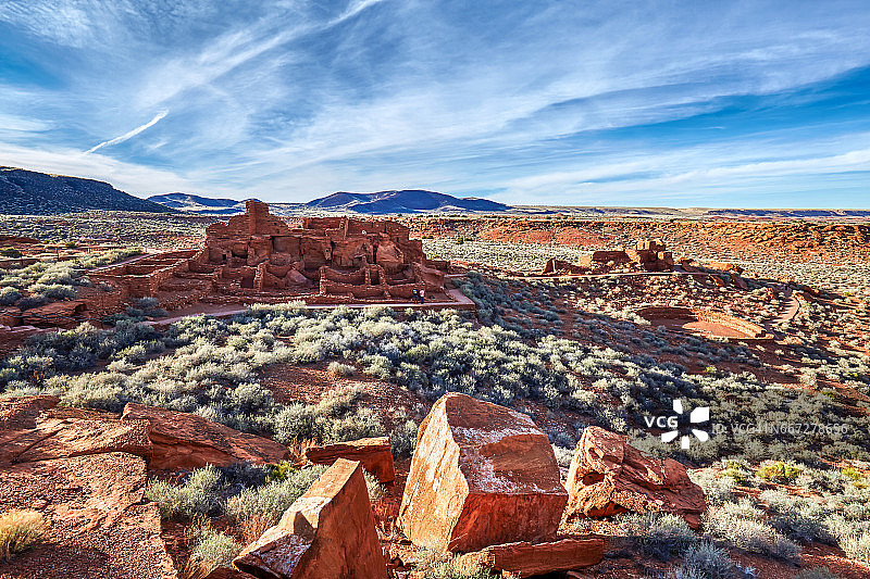 美国亚利桑那州瓦帕基国家纪念地图片素材