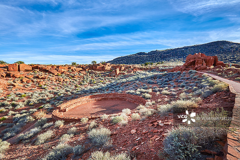 美国亚利桑那州瓦帕基国家纪念地图片素材