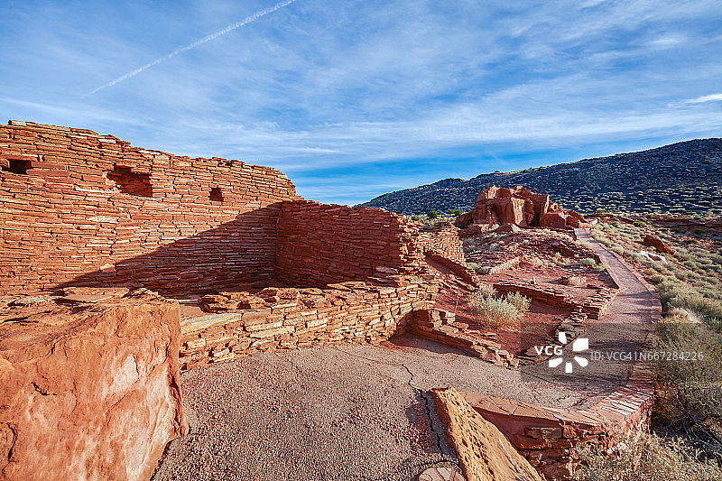 美国亚利桑那州瓦帕基国家纪念地图片素材