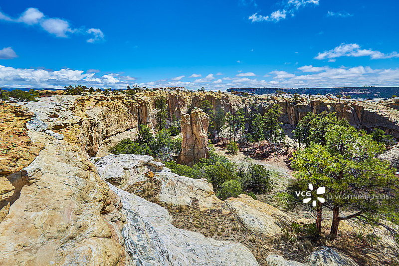 莫罗国家纪念碑，美国新墨西哥州图片素材