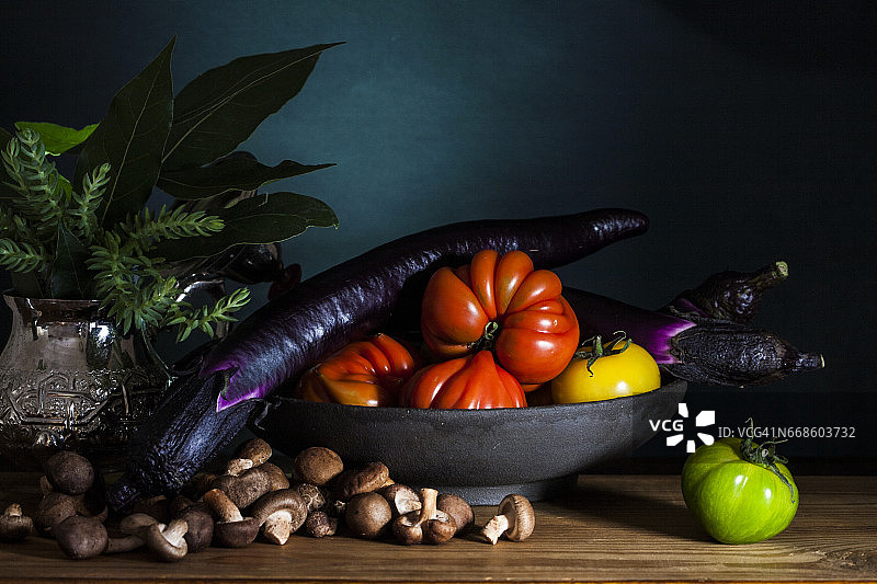 蔬菜杂烩静物图片素材