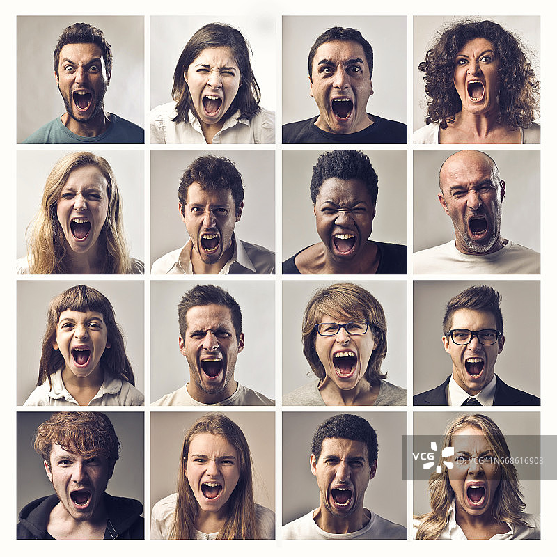 尖叫图片素材